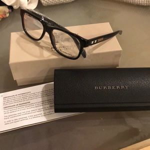 Never worn Burberry eyeglass frames